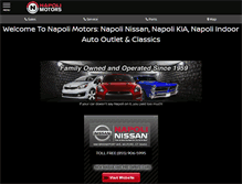Tablet Screenshot of napolimotors.com